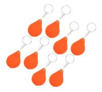 Alipis 8 Pezzi Lente d'Ingrandimento Portachiavi Pieghevole Mini in ABS Resistente per Lettura Controllo Gioielli e Mappe Tascabile Ergonomica per e Anziani Anello Portachiavi