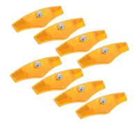 Alipis 8 Pezzi Riflettori Bicicletta in Plastica Ultraleggeri con Luce Posteriore di Sicurezza per Mountain Bike e Strada Facili da Montare per visibilità Notturna e Avviso Automobilisti