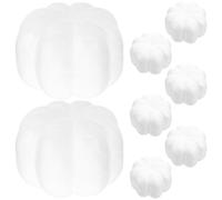 Alipis 8 Pezzi Zucca in Schiuma Bianca, Decorazione Creativa DIY