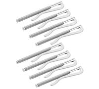 Alipis 8pezzi Fermasoldi Molla in Metallo Sottile per Portafogli Pieghevoli e Fermacarte Meccanismo Molla ad Alta Resistenza Come Barra di Ricambio per Portacarte di Credito e Progetti