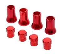 Alipis 8pezzi Tappi Valvola Ruota Lega Alluminio Coprivalvole Auto Cappucci Stelo Valvola Ruote Accessori