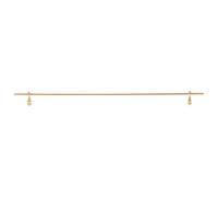 Alipis Accessori Bar Design Minimalista Oro in Lega di Zinco e Alluminio per Protezione Cabinet Vino Struttura a Barra e Montanti Resistente e Facile Manutenzione