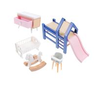 Alipis Accessori Culla Scivolo Dondolo e Seggiolina Colori Pastello per Gioco e