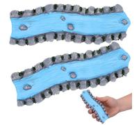 Alipis Accessori in Resina per Giardino delle Fate 2 Pezzi, Mini Flusso D’acqua per Tavolo di Sabbia, Decorazioni in Miniatura per Casa delle Bambole e Ambienti Terapeutici