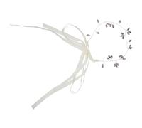 Alipis Accessori per Chioma da Sposa Lavanda Strass Nastro Regolabile e Tralcio Vintage per Matrimonio ed Eventi Speciali