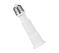 Alipis Adattatore Lampada E27 a E27 in Metallo e PC Bianco, Convertitore Regolabile e Compatibile per Uso Versatile Prolunga Telescopica per Lampade LED