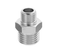 Alipis Adattatore per Aerografo Connettore a Sgancio Rapido Raccordo Maschio 1/8 a 1/4 per Tubo Flessibile Compatibile Compressori e Spray Facile da Installare