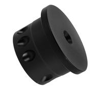 Alipis Adattatore per Volante da Corsa Compatto Nero Mozzo a Sgancio Rapido Accessorio Plug-And-Play per Giochi di Guida Supporto Ergonomico per Sessioni di Gioco Prolungate