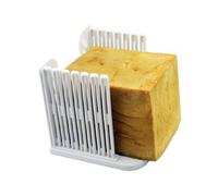 Alipis Affettatrice Per Pane Toast Pieghevole in Resina Abs, Guida Di Taglio Manuale Per Fette Uniformi, Salvaspazio Per Uso Domestico Multifunzione