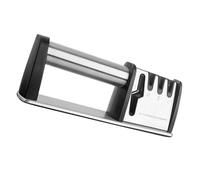 Alipis Affilacoltelli 4 in 1 strumento per affilare i coltelli affilatore di lame kitchen gadgets arrota coltelli taglierino affila posate chef strumento per affilare la casa AbS Silver
