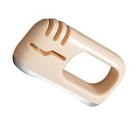 Alipis Affilatoio per Coltelli da Cucina Professionale Manico Ergonomico e Affilatura Rapida in Abs Beige per Uso in Cucina
