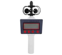 Alipis Anemometro Portatile con Display LCD Compatto e Leggero Misuratore del Vento per Insegnamento Geografia Agricoltura e Gestione Forestale Strumento Misura Alta Precisione