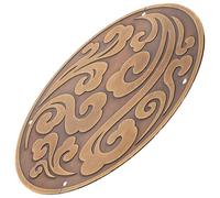 Alipis Applique in Ottone Intagliato Stile Cinese 11 CM Decorazione Vintage per Porte e Mobili Fai da Te Decalcomania in Ottone per Arredamento Motivo Nuvola di Buon Auspicio