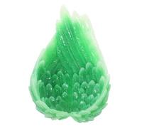 Alipis Artigianato di in Resina Decorazioni per la casa di Halloween Sfera Supporto per d'Angelo Supporti e Supporti per Sfere di Cristallo Espositore in Cristallo Verde