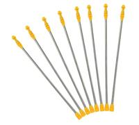 Alipis Asta di Prolunga Telescopica per Irrigazione Efficiente in Acciaio Inossidabile Design Estensibile 45-80cm, Set 8 Pezzi per Spruzzatore da Giardino e Agricolo
