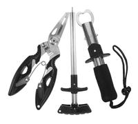 Alipis Attrezzi Pesca con Estrattore Ganci Pinza Salpa Pesce Ergonomica e Morsetto Resistente per Pesce e Mare Design Compatto con Superficie Liscia e Impugnatura Antiscivolo