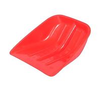 Alipis Badile da Neve in Plastica Rossa Resistente e Leggera con Superficie Liscia, per Trasporto in Giardino e Distribuzione Alimenti per Pollame