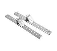 Alipis Barra Di Supporto Per Ripiano Frigorifero e Congelatore in Acciaio Inox 20 Cm Con Ganci, Struttura Robusta e Installazione Facile Per Armadi Refrigerati, Set Da 2 Pezzi