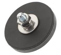 Alipis Base Magnetica Rivestiti in Gomma Rotondi Per Targa Montaggio Magnetico Per Auto Staffe Per Telecamere Accessori Di Illuminazione