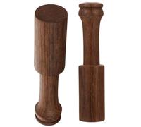 Alipis Bastoncino per Ciotola Sonora in Legno 2 Pezzi, Mazzuolo per Campane Tibetane Portatile, Accessorio per Meditazione e Yoga, Compatibile Gong e Ciotole Tibetane