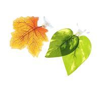 Alipis Betta Leaf Hammock Decorativo Plastica Riutilizzabile Foglia Artificiale per e Relax per Betta Design Realistico e Colori Vivaci