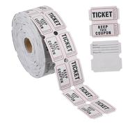 Alipis Biglietti Lotteria da Carta Patinata Perforata per Eventi Feste Raccolte Fondi e Premi Ticket Resistenti e Facili da Staccare