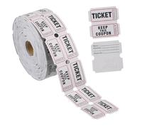 Alipis Biglietti Lotteria Grigio Carta Colorata per Eventi Riffa Premiazioni e Sorteggi Ticket Premio per Feste e Raccolte Fondi