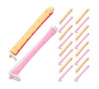 Alipis Bigodini per Permanente in Plastica Multicolore 24 Pezzi Set per Chioma Corti e Lunghi Stick per Permanente a Freddo senza Calore Strumenti per Arricciare Chioma per Salone e