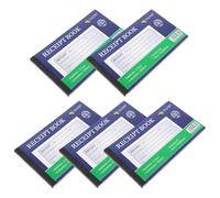 Alipis Blocco Ricevute Autocopiante 2 Parti 5 Pezzi Libretto Moduli Fattura Aziendale Compatto per Gestione Ordini e Pagamenti Modulo D’Ordine per Piccole Imprese e Uso Professionale