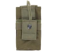 Alipis Borsa a Marsupio per Radio Portatile Custodia Resistente per Attività all'Aperto Compatibile Gilet Molle e Cintura Porta GPS e Telefono Borsa a Tracolla Tattica Verde Militare