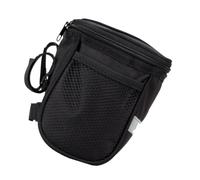 Alipis Borsa Manubrio Bici Elettrica in Oxford Resistente Porta Cellulare e Accessori Custodia Frontale Versatile per Bici Scooter e Veicoli a Tre Ruote Facile da Montare Colore Nero