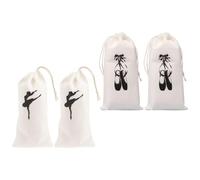 Alipis Borsa Porta Scarpe da Balletto 4 Pezzi Pratico e Portatile per Accessori Danza e Piccole Scarpe, per Lezioni di Danza e Viaggi