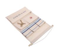 Alipis Borsa Portaoggetti da Appendere Misto Cotone e Lino Organizer da Parete Tasche Multiple Portadocumenti Sospeso per Armadio Bagno e Studio Spazio Verticale Ottimizzato