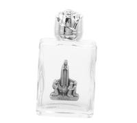 Alipis Bottiglia Vetro Sacra Mini Ricaricabile per Santa e Profumo Contenitore Decorativo Portatile con Tappo Vuota e Riutilizzabile per Uso Quotidiano e Festività Natale