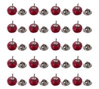 Alipis Bottoni Automatici per Collo in Resina a Forma di Ciliegia, 20 Pezzi per Fissare Colletto e Prevenire Spiacevoli Sguardi, Accessori Eleganti per Decorazione su Maglioni e Cappelli
