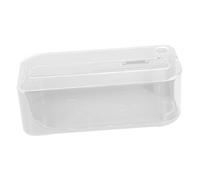 Alipis Burriera con Coperchio Sigillante Contenitore per Burro e Formaggio Conservazione Frigorifero Design Elegante per Casa e Ristorante Bianco con Coperchio Trasparente