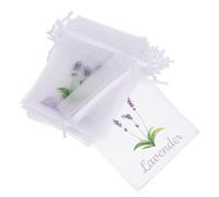 Alipis Bustine Vuote per Lavanda in Garza Bianca Coulisse, Sacchetti Multiuso per Erbe Aromatiche e Spezie, Confezione da 20 Pezzi per Profumare Casa e Armadi