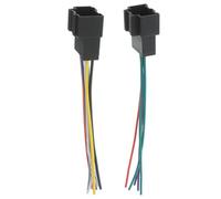 Alipis Cablaggio per Autoradio per Auto Connettore Iso, Resistente Agli Urti e All'invecchiamento, Materiale Plastico e Lega, 1 Paio per Installazione Stereo e Collegamento Audio