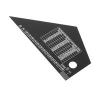 Alipis Calibro e Portatile per Altezza Corde Chitarra e Basso in Metallo Nero con Precisione Alta Strumento per Setup Completo in Studio e Sul Palco
