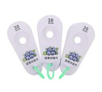 Alipis Calibro per Diametro Frutta 3 Pezzi in Plastica Resistente Anelli di Misurazione per Mirtilli e Ciliegie Scala Leggibile Strumento Portatile per Classificazione e Misurazione