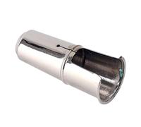 Alipis Cappuccio Protettivo per Sassofono Tenore in Metallo Nichelato da 84 Mm, Tappo Cappello Sax Resistente e Compatto per Protezione Bocchino Strumento Musicale