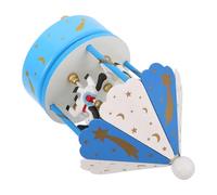 Alipis Carillon Musicale Giostra Cavalli in Legno Plastica, Rotante | Decorazione Elegante per Cameretta e Camera da Letto, Finitura Delicata, Regalo per Compleanni e Occasioni Speciali