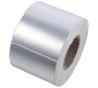 Alipis Carta Adesiva per Stampante 50X30Mm Rotolo 1500 Etichette Adesive Stampabili Resistenti all'Acqua Argento Opaco per Etichette di Grandi Dimensioni