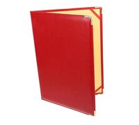 Alipis Cartellina Portadocumenti Grande Rosso Resistente Organizzatore Portfolio per Ufficio e Scuola Cartella Documenti Professionale con Struttura Robusta e Design Elegante per Appunti