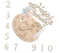 Alipis Cartello Per Annuncio Di Nascita Neonato 1 Set Di Decorazioni Per Il Primo Compleanno Del Decorazione Per Cameretta Dei Bambini Per Bambine