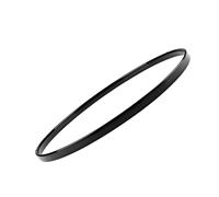 Alipis Cerchio per Tamburo in Gomma Nera 12 Pollici Flangia per Batteria Resistente Protezione per Cerchio Grancassa Compatibile Vari Strumenti a Percussione per Esecuzione Stabile