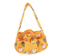 Alipis Cesto Per Uova Di Pollame Da Giardino Con 7 Tasche in Tela Cesto Piccolo Per Raccogliere e Proteggere Uova Fresche Di Galline Anatre e Oche Per Uso Domestico e Fattoria