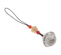 Alipis Ciondolo a Campana Vintage per Cellulare e Borsa Catena Leggera in Legno Intagliato Accessorio Decorativo Multifunzione per Telefono e Portachiavi Regalo Elegante e Compatto