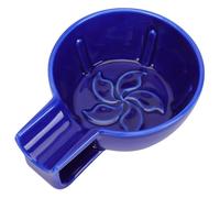 Alipis Ciotola Rasatura Uomo in Ceramica Blu Pratica per Sapone Barba Bordi Lisci e Capacità Ampia per Schiuma Veloce Accessorio Essenziale per Cura Personale