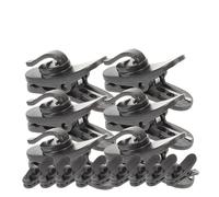 Alipis Clip Per Microfono in Plastica 15 Pezzi, Morsetto Piccolo Per Gestione Cavi Cuffie e Microfono, Supporto Per Cavo Auricolari, Clip Per Abbigliamento, Per Organizzazione Filo Audio